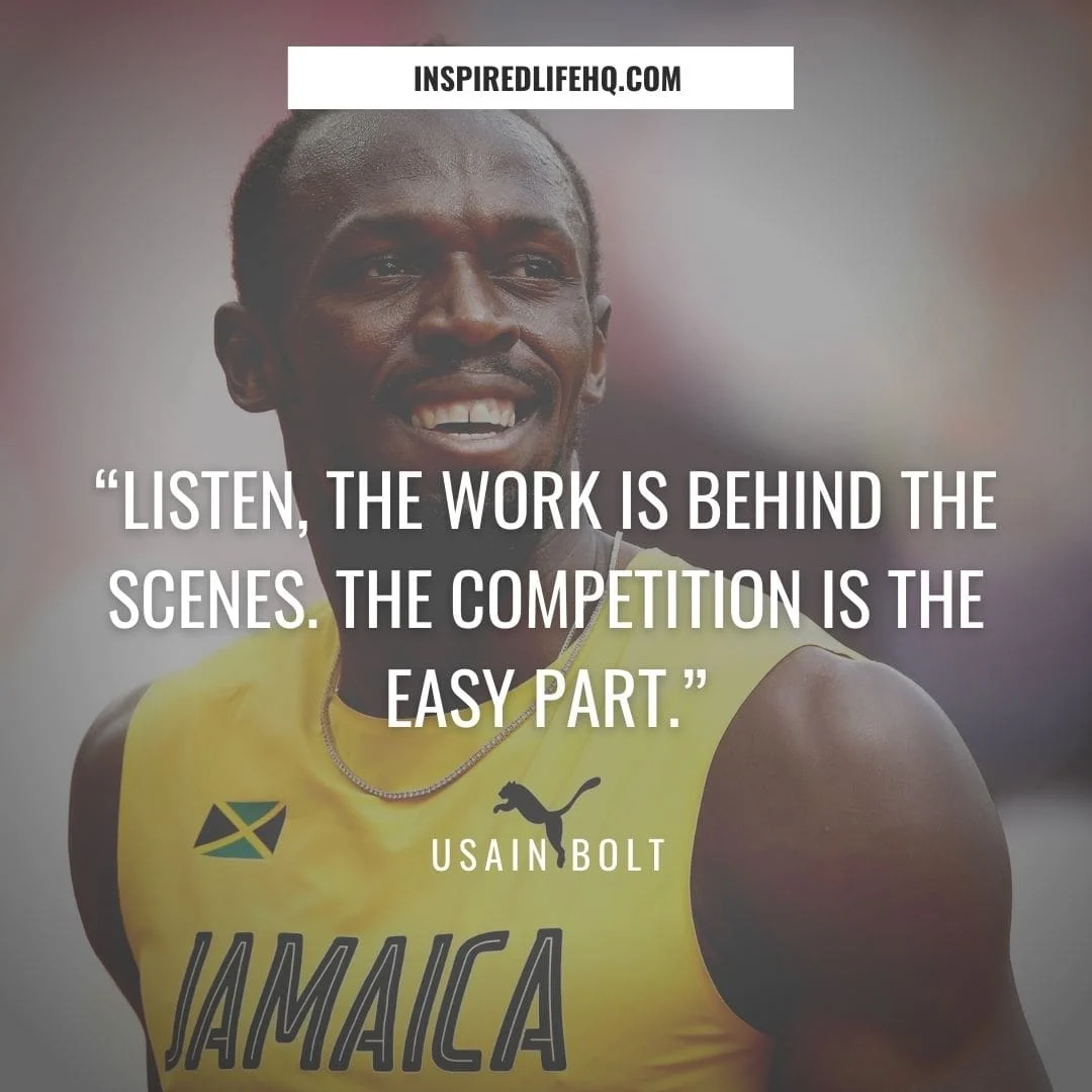 usain bolt quotes on running