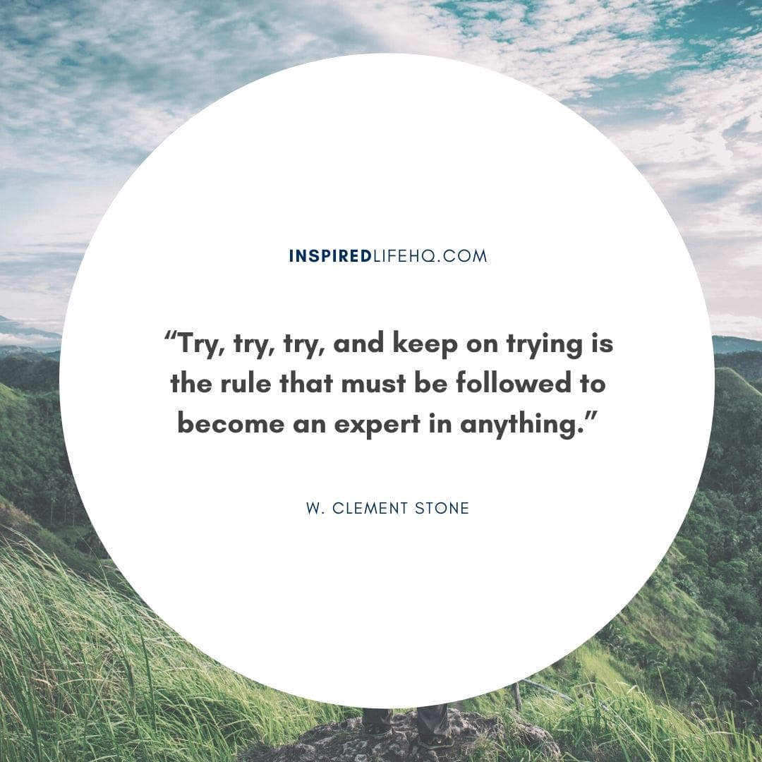 keep trying quotes